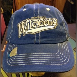 Kentucky Wildcats Baseball Hat Blue Men One Size Hook Loop Strap Captivating
